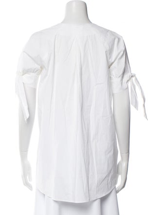 Beatrice B V-Neck Short Sleeve Blouse