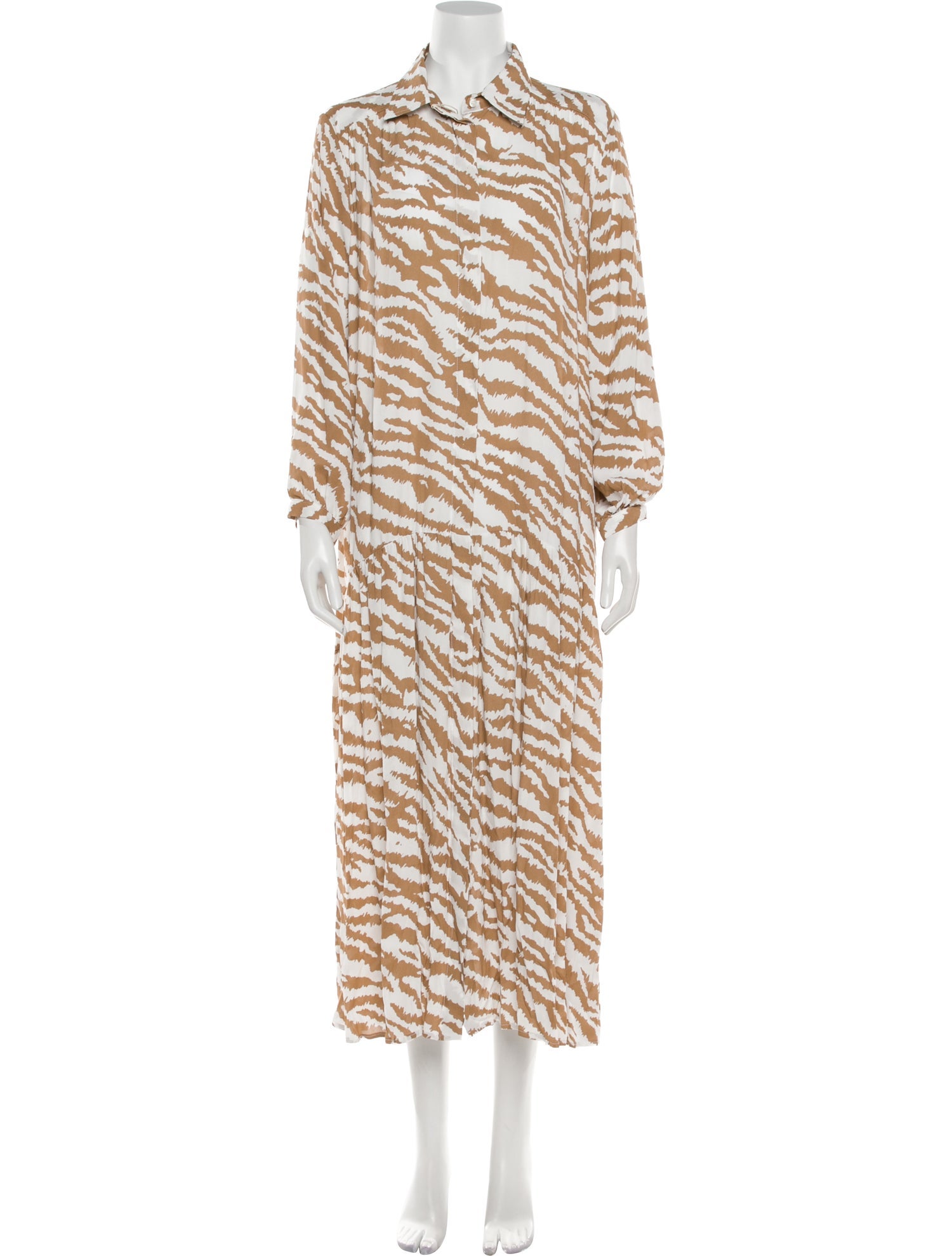 Beatrice B Animal Print Long Dress
