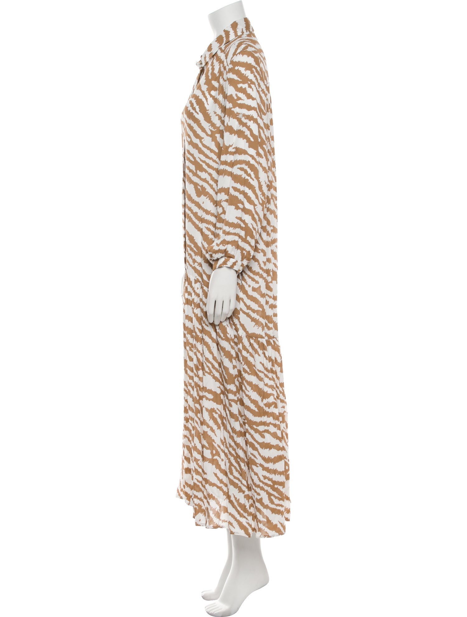 Beatrice B Animal Print Long Dress