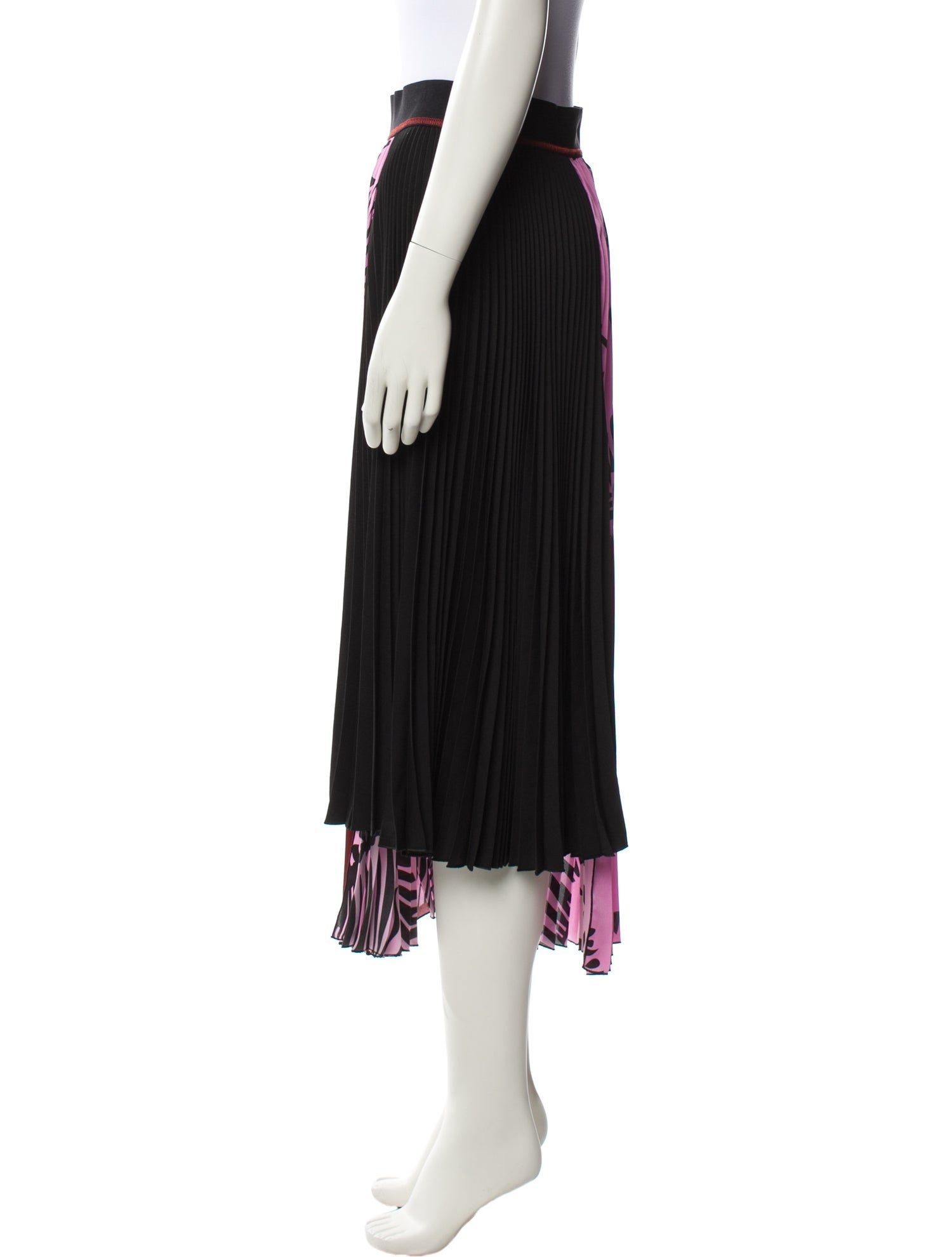 Beatrice B Printed Midi Length Skirt w/ Tags