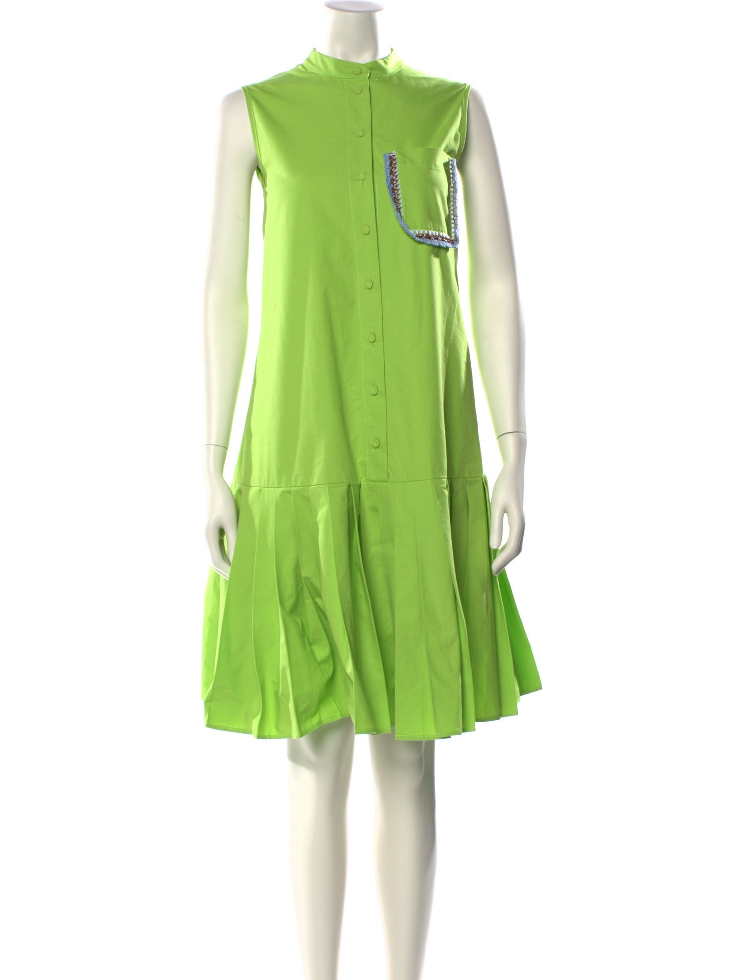 Beatrice B Mock Neck Knee-Length Dress