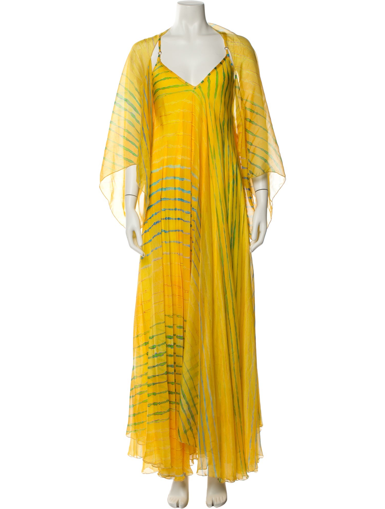 Beatrice B Silk Long Dress