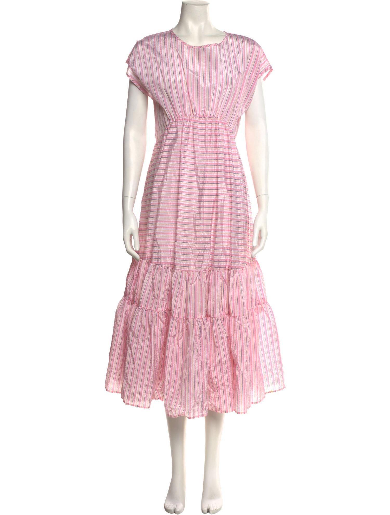 Beatrice B Striped Long Dress