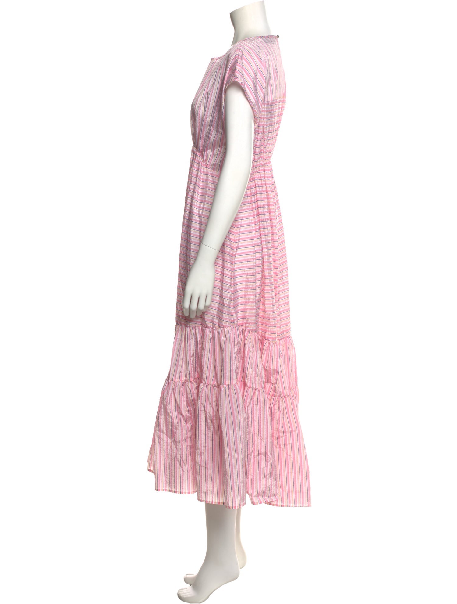 Beatrice B Striped Long Dress