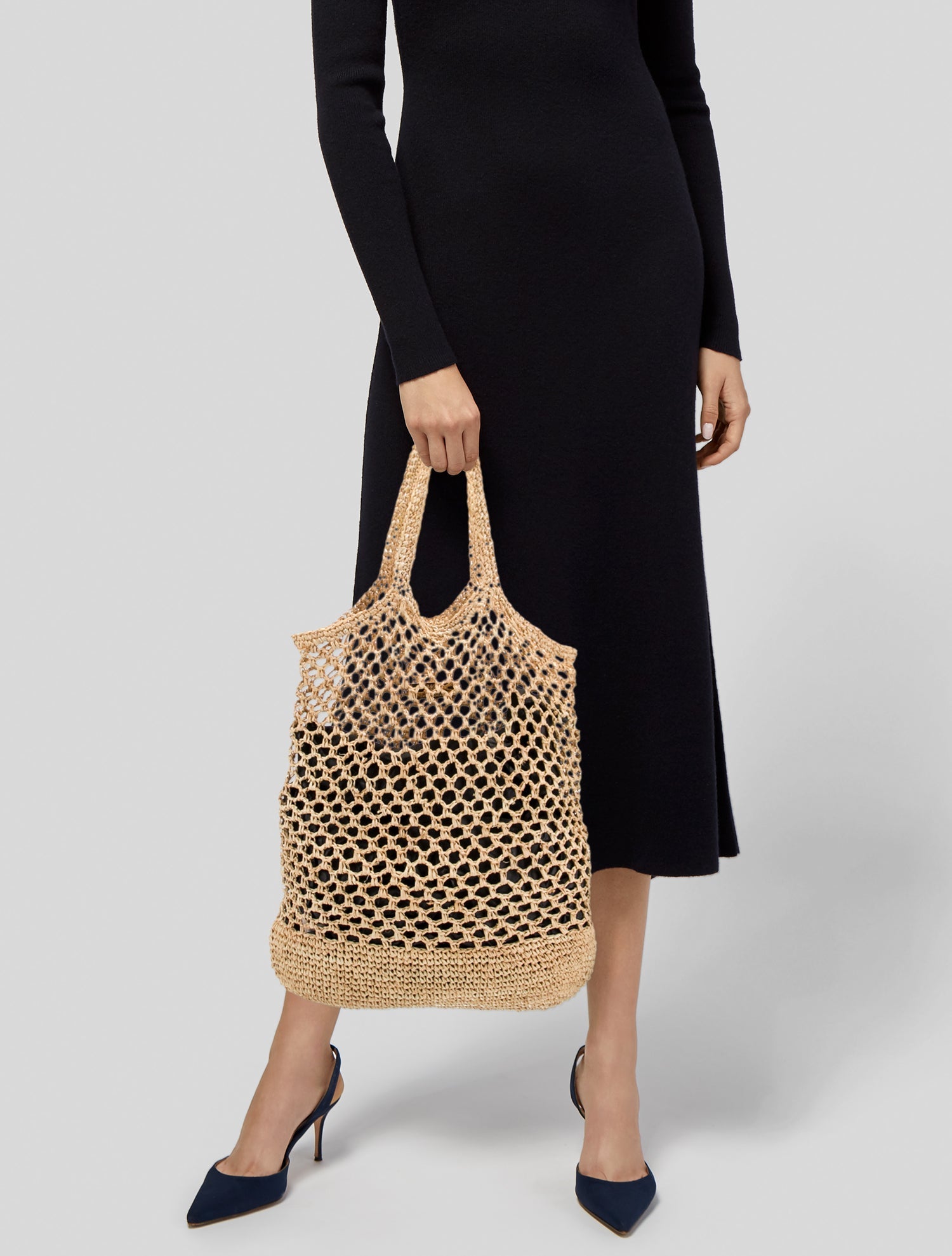 btb Raffia Tote