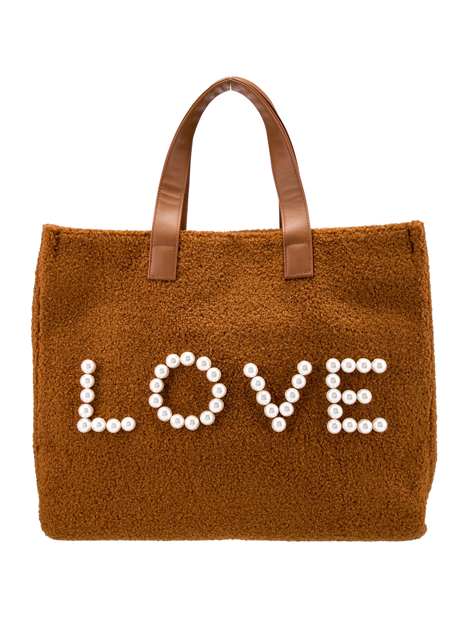 btb Shearling Shoulder Bag w/ Tags