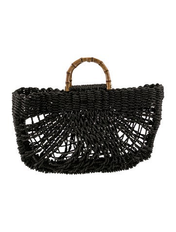 btb Handle Bags Straw Top Bag