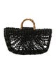 btb Straw Top Handle Bag