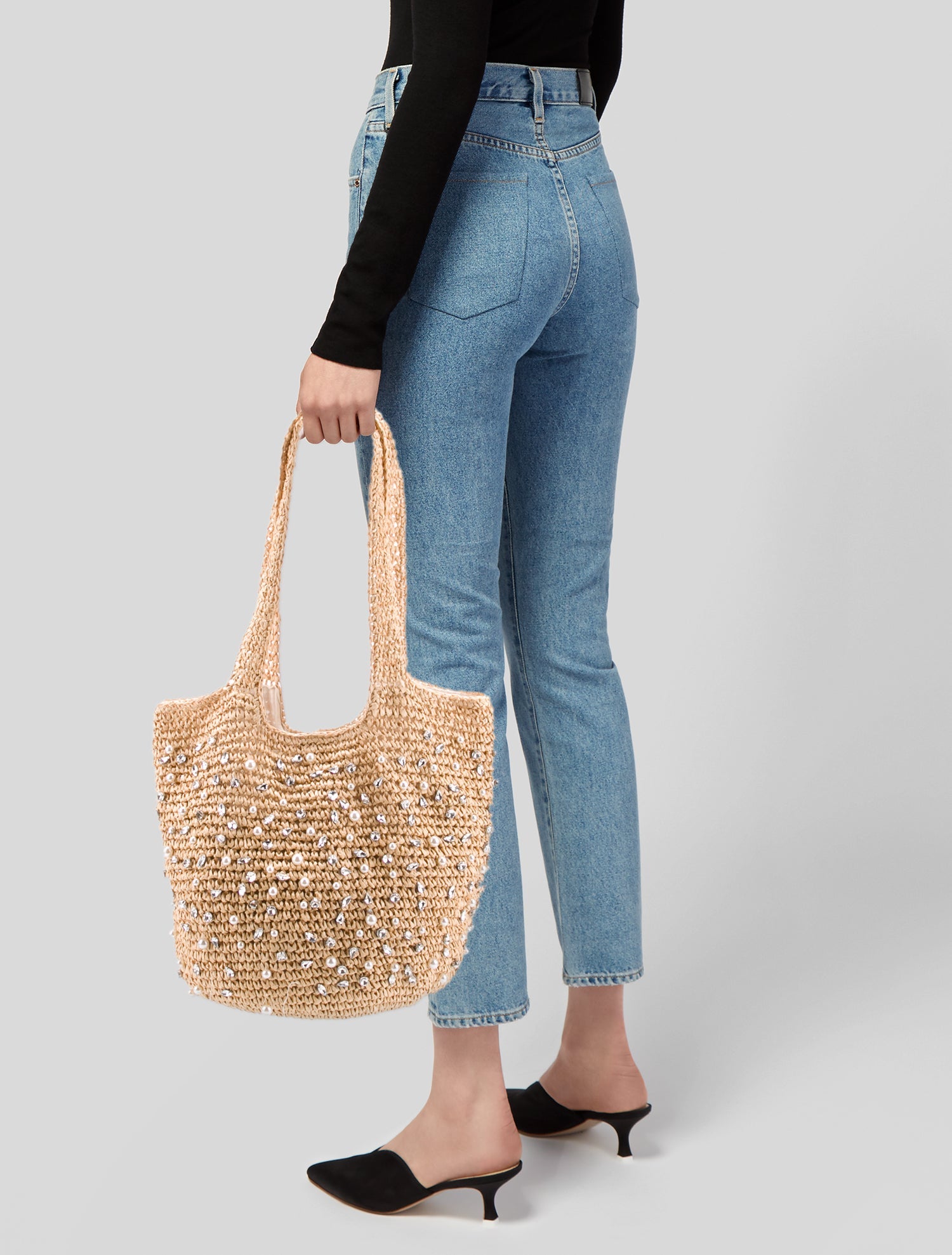 btb Raffia Minaudière