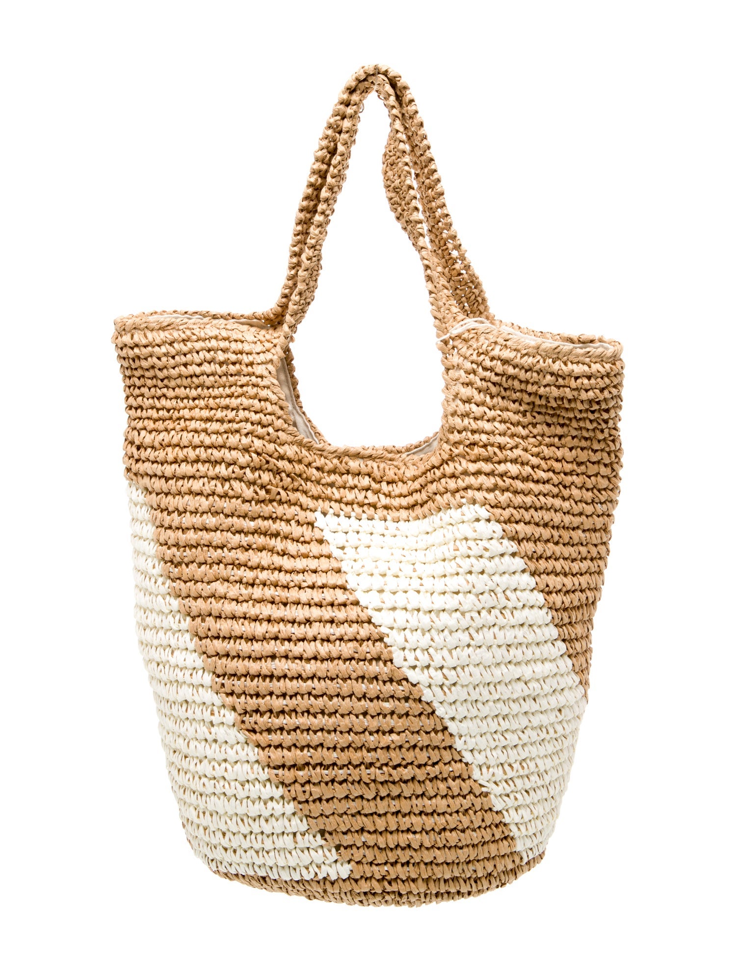 btb Raffia Bucket Bag