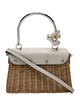 btb Wicker Top Handle Bag