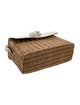 btb Wicker Top Handle Bag