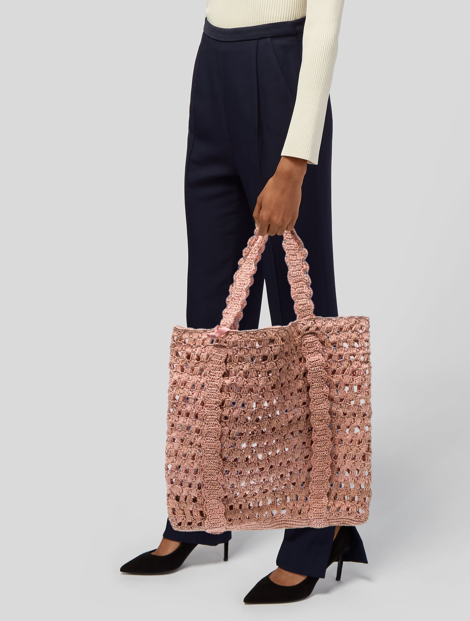 btb Raffia Tote