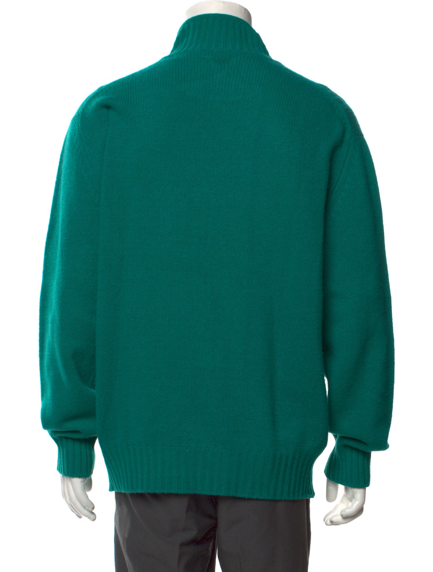 Battistoni Wool Turtleneck Polo Sweater