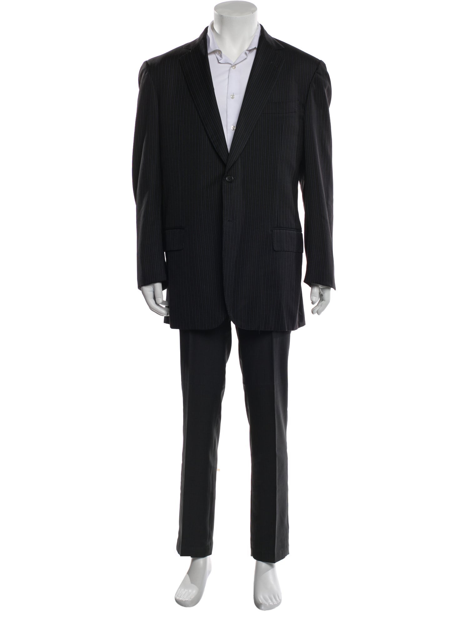Battistoni Wool Striped Blazer