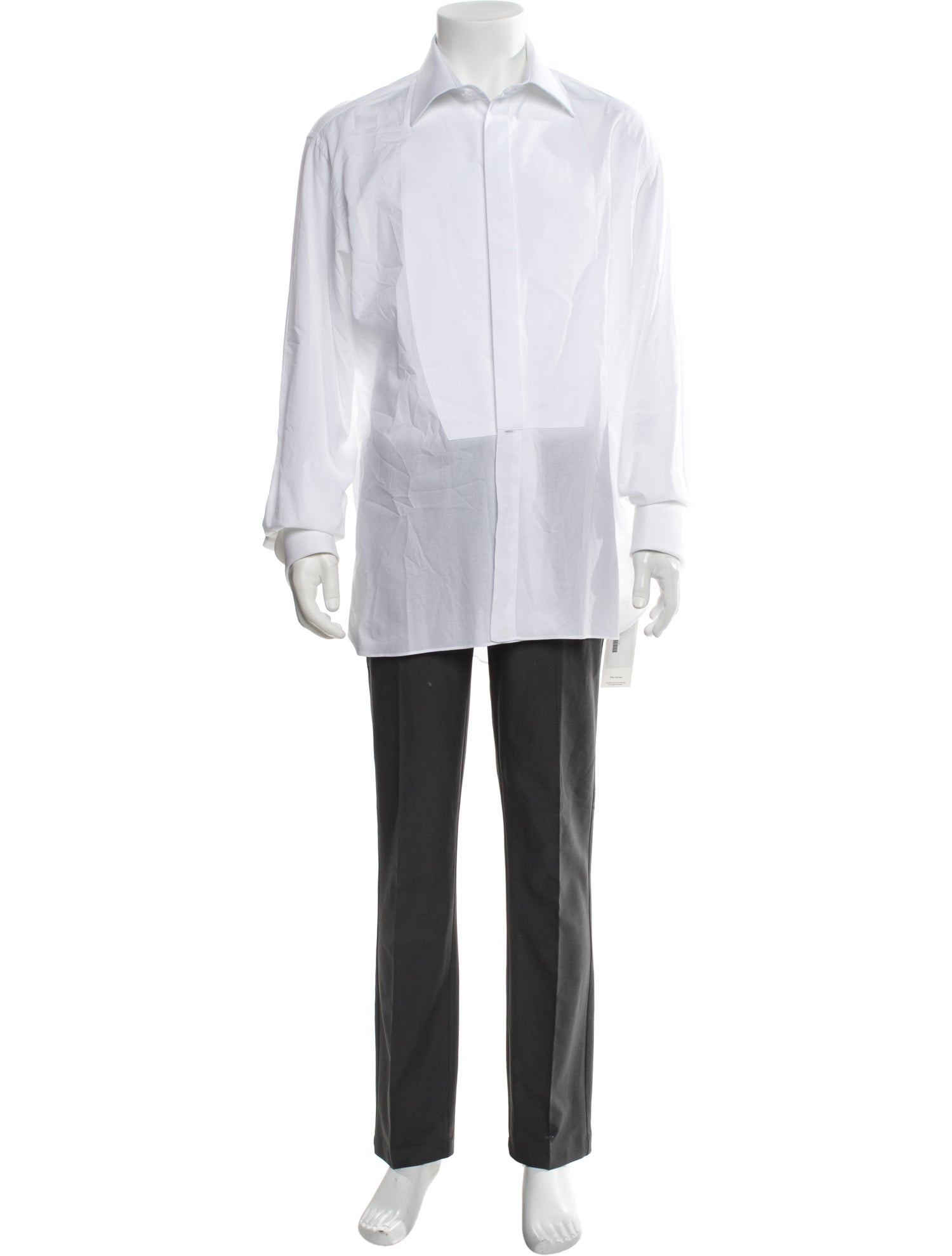 Battistoni Long Sleeve Tuxedo Shirt