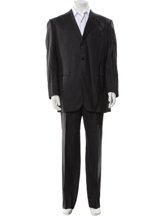 Battistoni Striped Two-Piece Suit