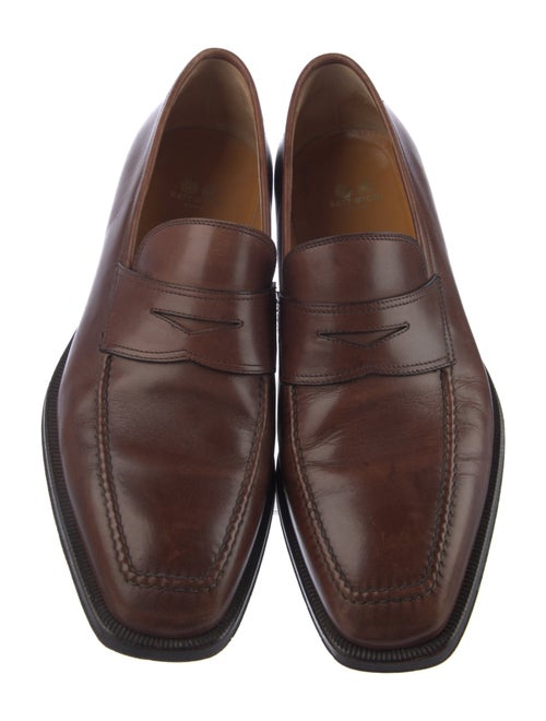 Battistoni Leather Loafers