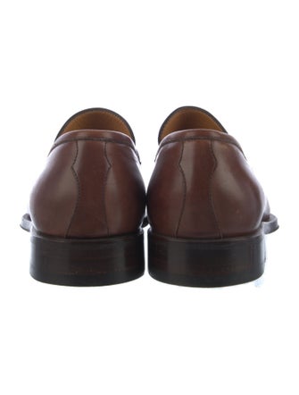 Battistoni Leather Loafers