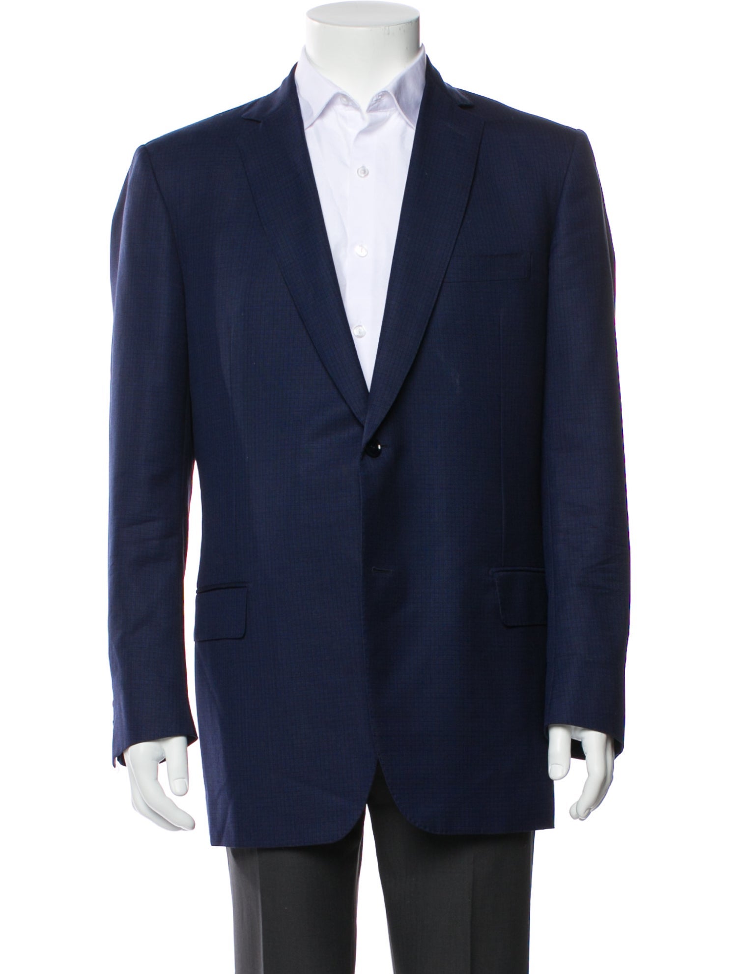 Battistoni wool striped blazer