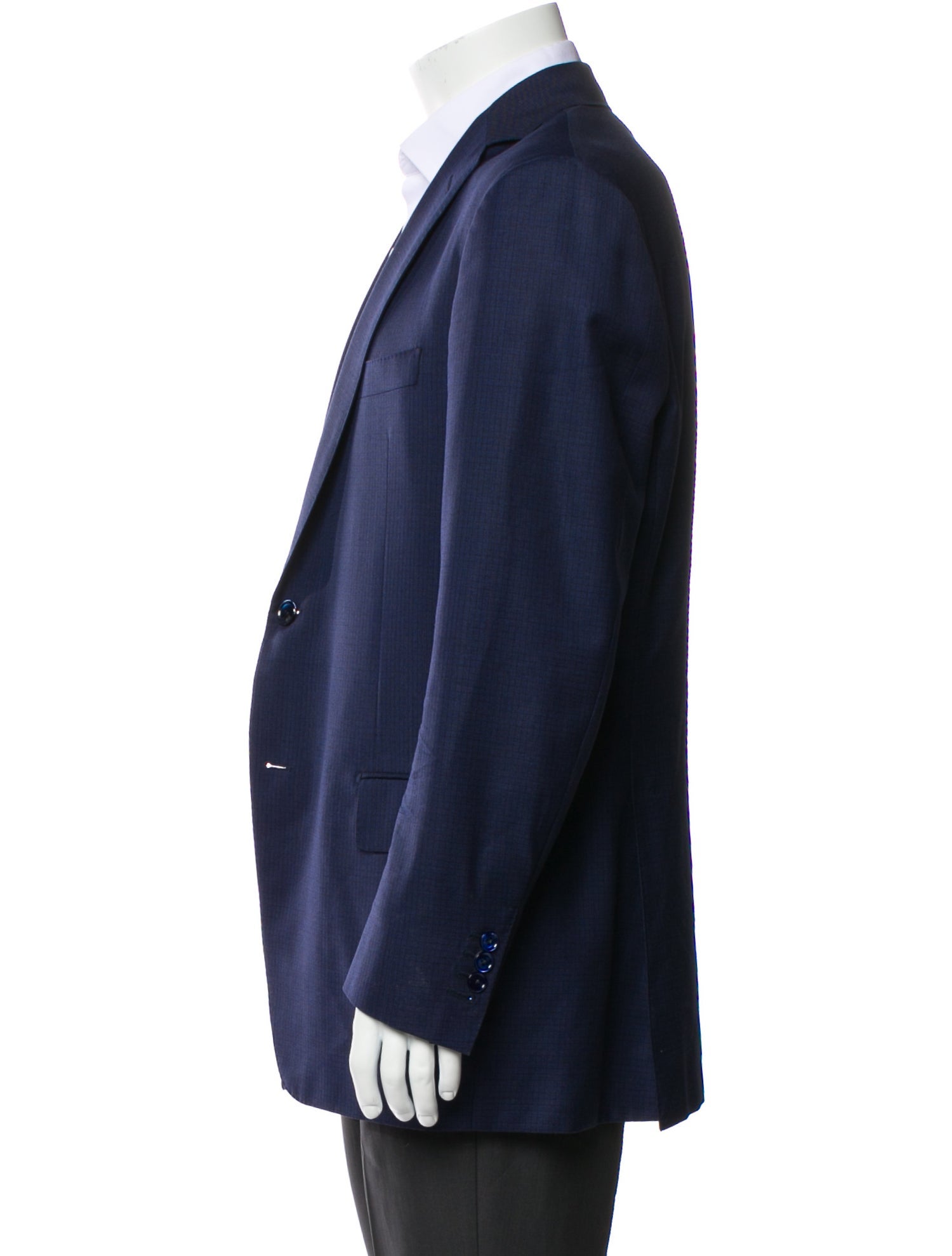 Battistoni wool striped blazer