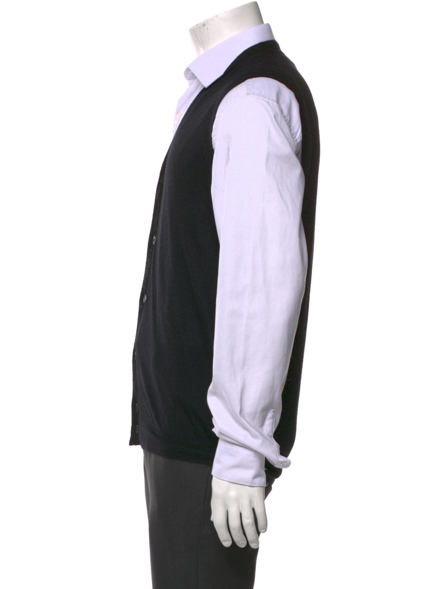 Battistoni Cashmere V-Neck Sweater Vest
