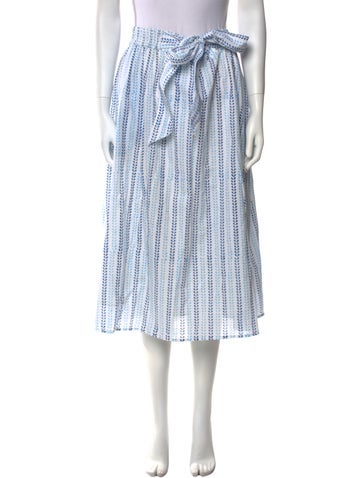 Beau & Ro Skirts Striped Midi Length Skirt M