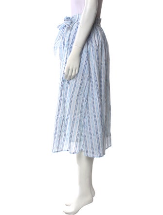 Beau & Ro Striped Midi Length Skirt