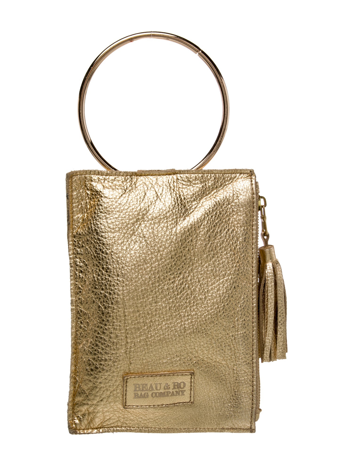 Beau & Ro Leather Top Handle Bag