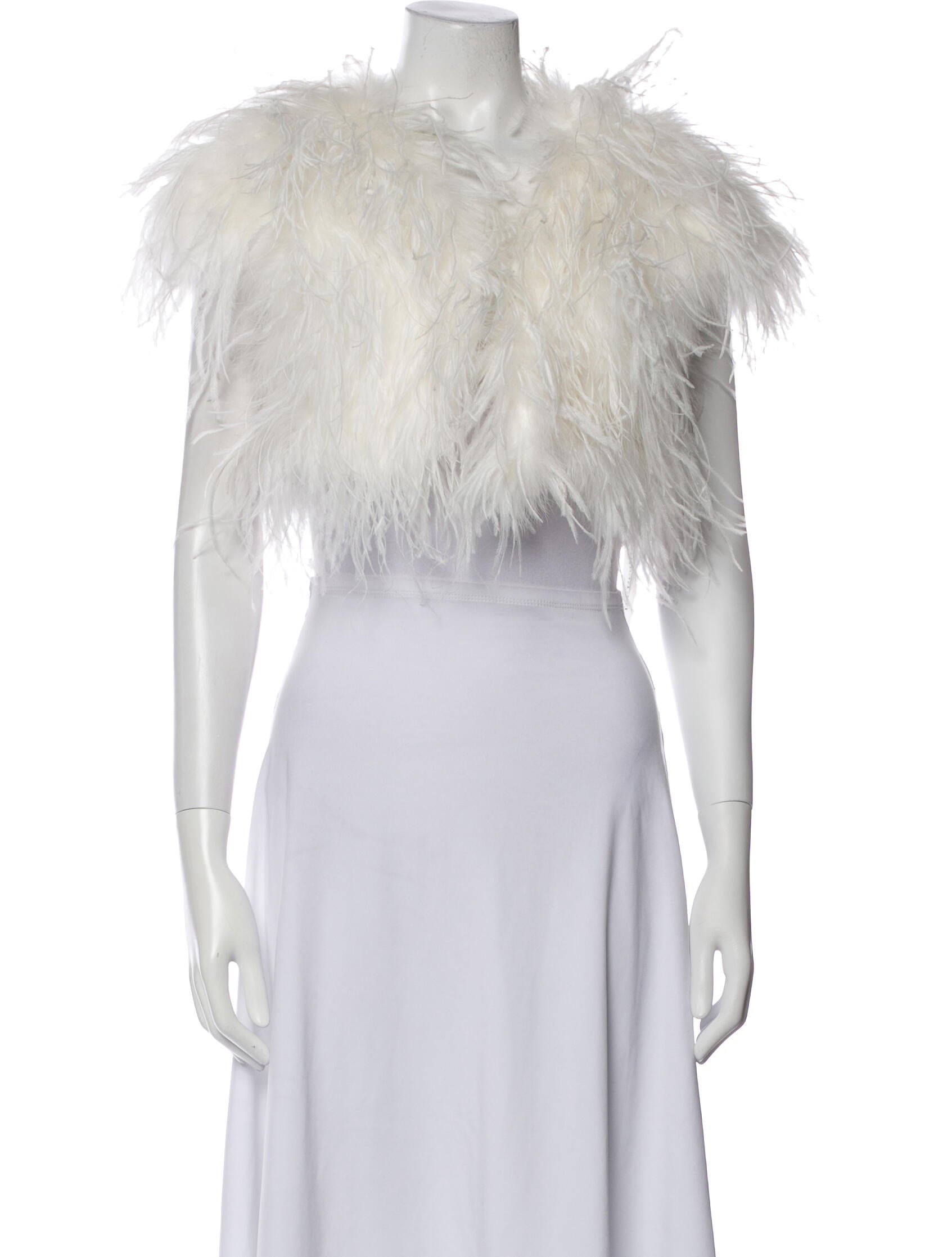 bübish Berlin Bolero Ostrich Feather Bolero
