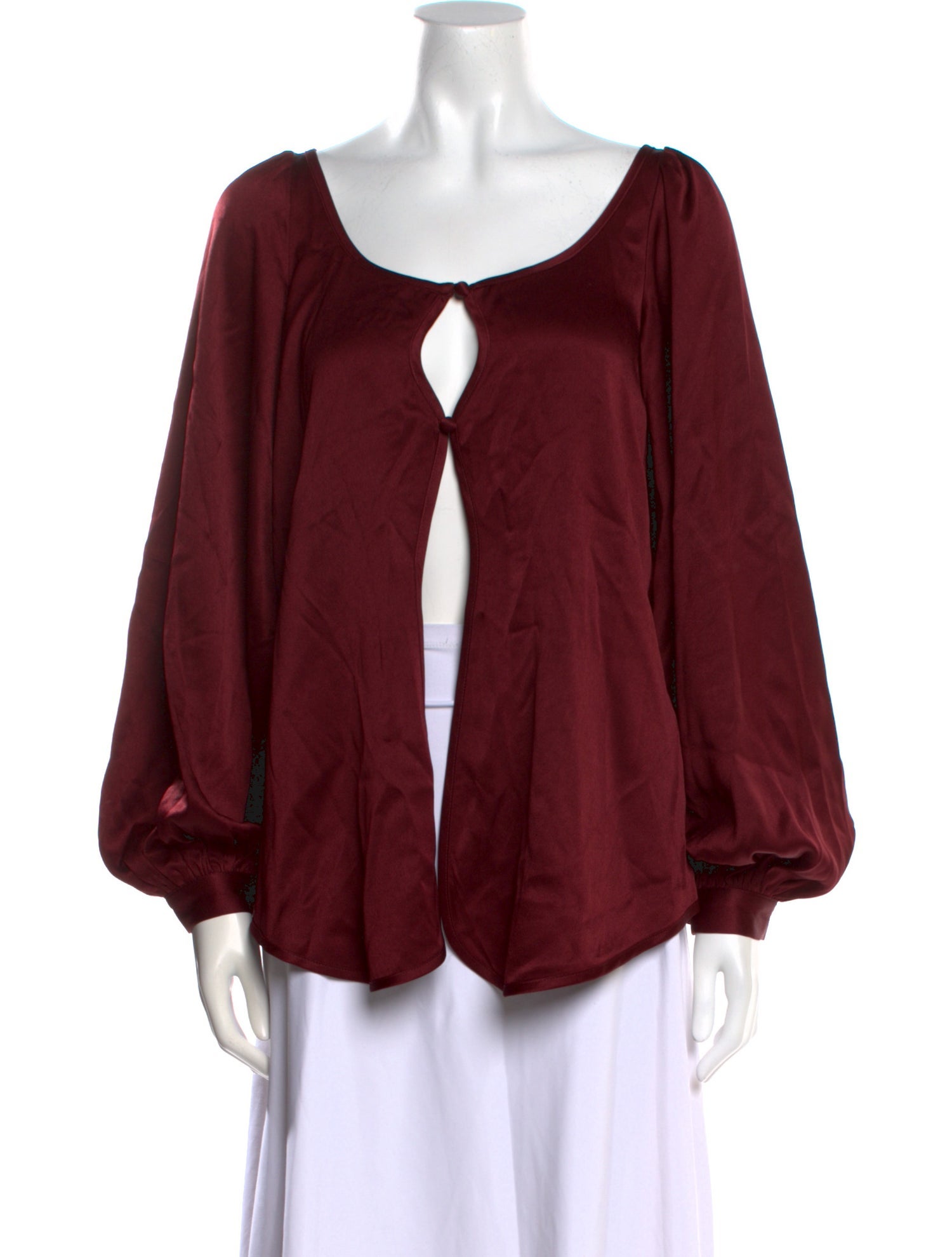 bübish Scoop Neck Long Sleeve Blouse w/ Tags