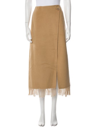 bübish Merino Wool Midi Length Skirt