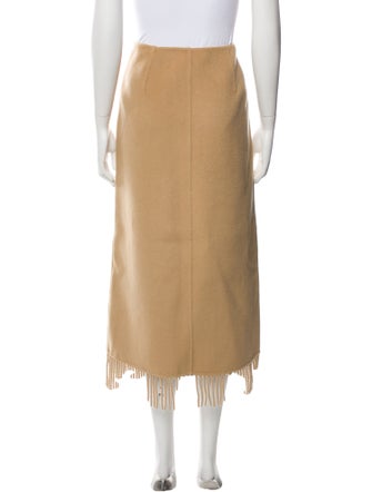 bübish Merino Wool Midi Length Skirt