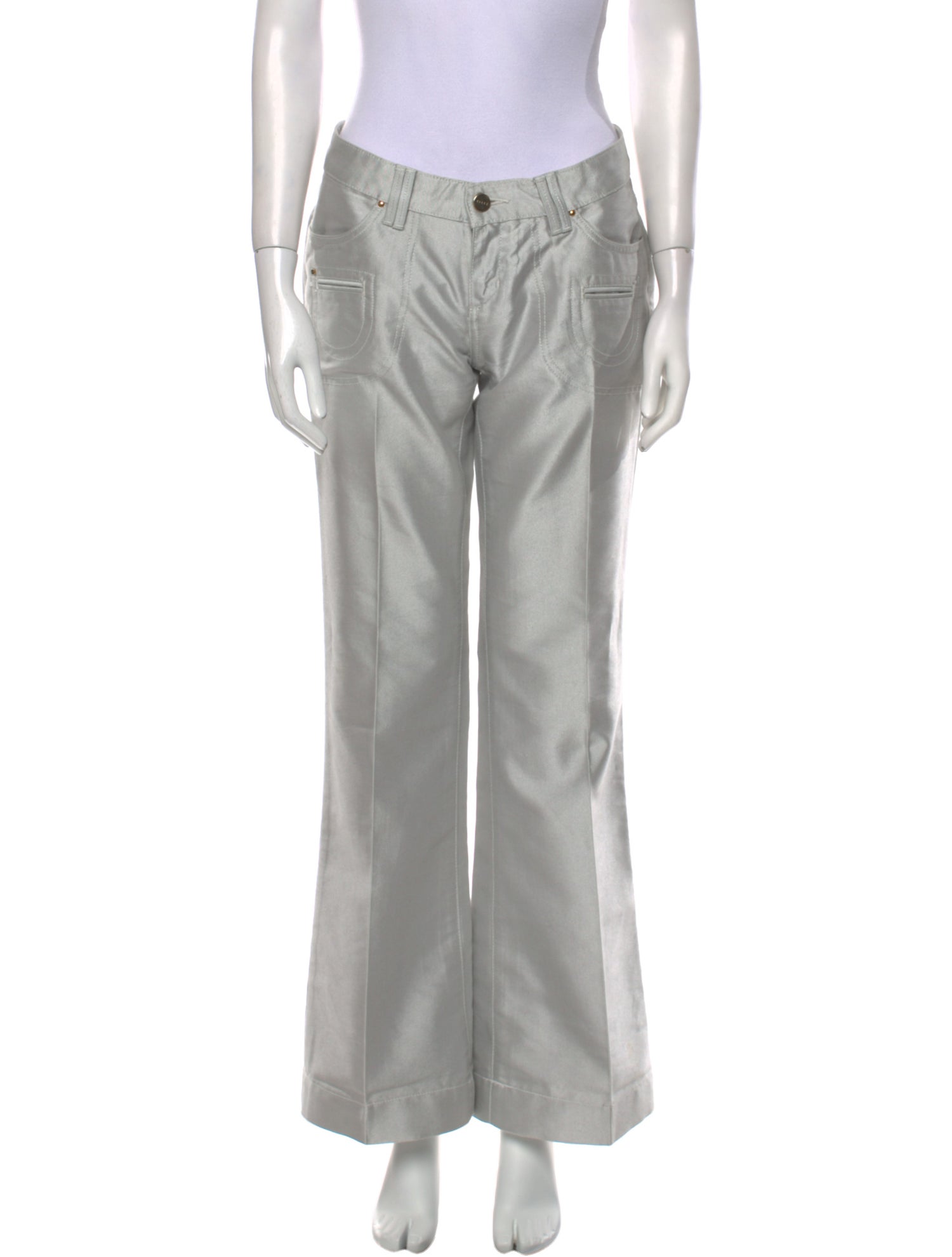 Bui De Barbara Bui Mid-Rise Wide Leg Jeans