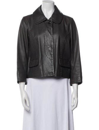 Bui De Barbara Bui Goat Leather Biker Jacket