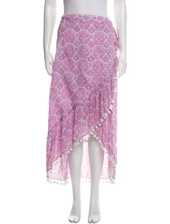 Buggy Nyc Paisley Print Midi Length Skirt