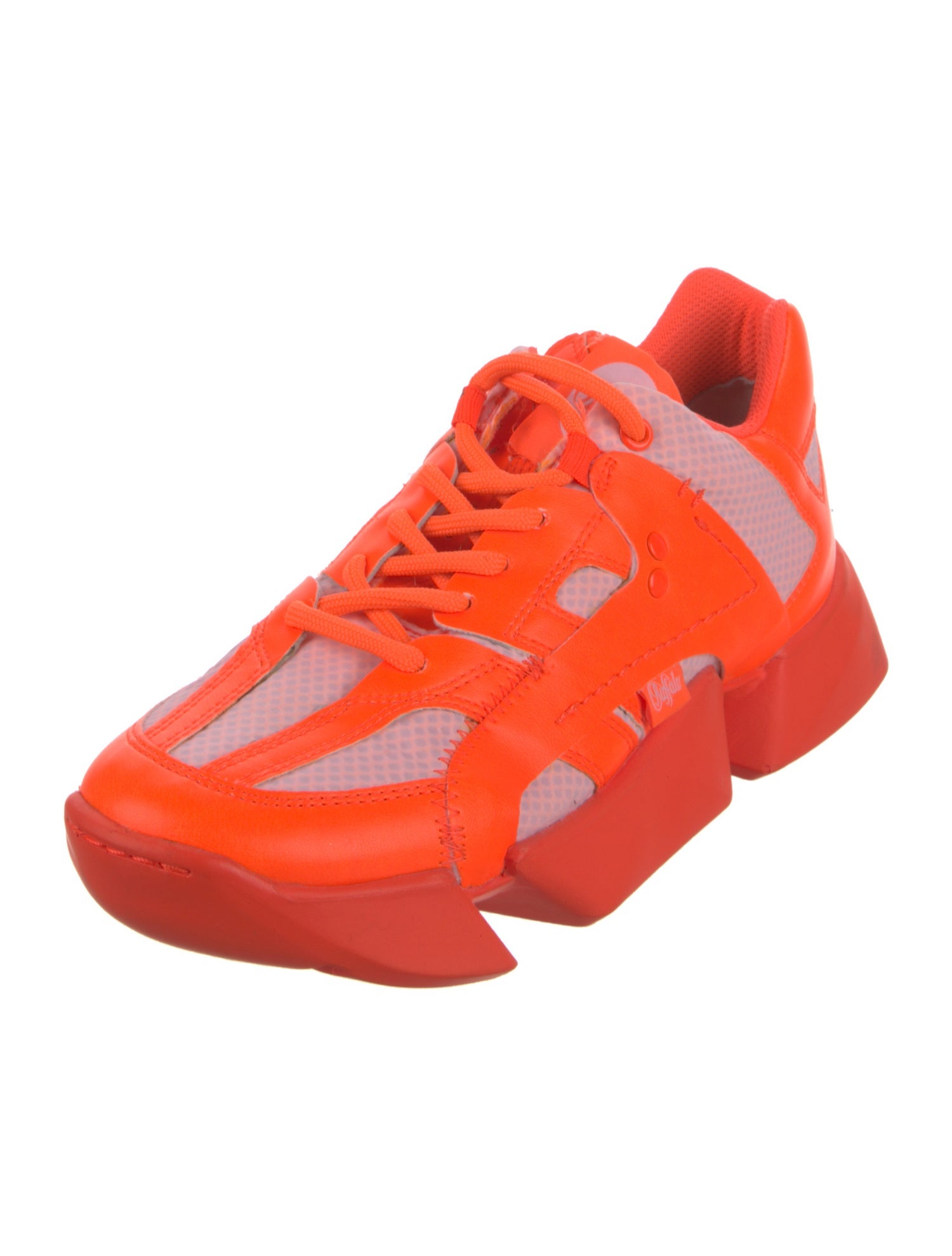 Buffalo London Leather Printed Athletic Sneakers