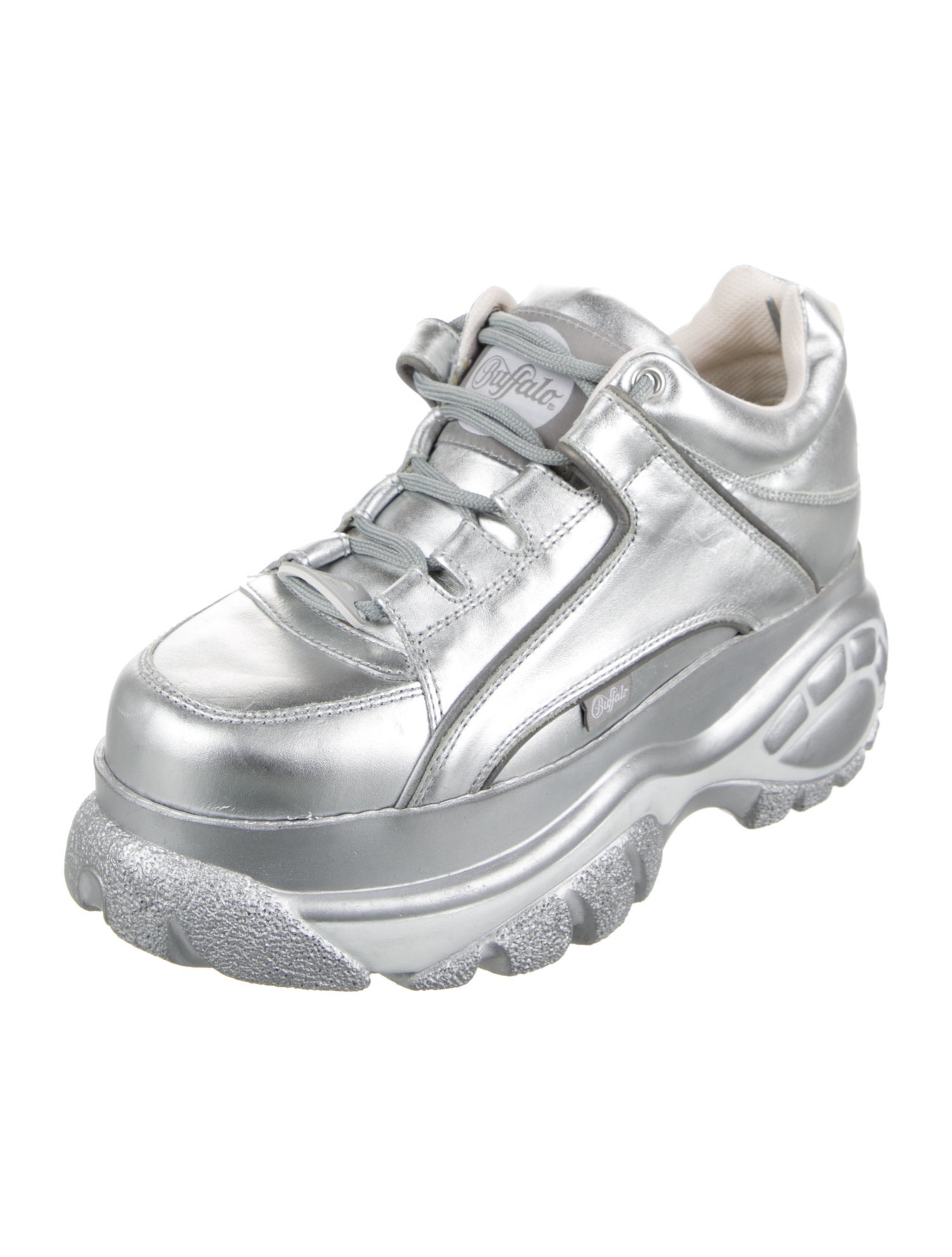 Buffalo London Leather Chunky Sneakers