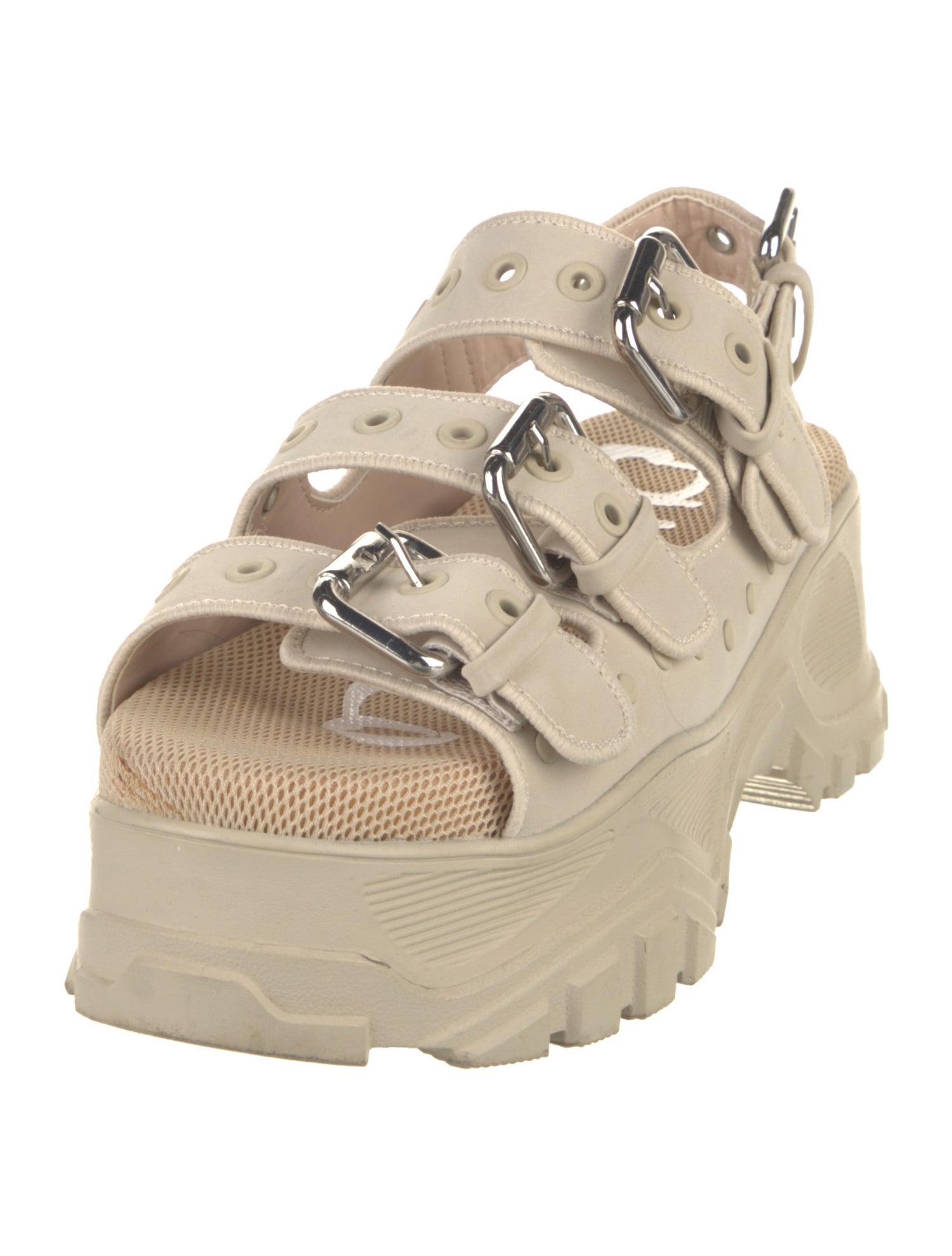 Buffalo London Leather Studded Accents Espadrilles