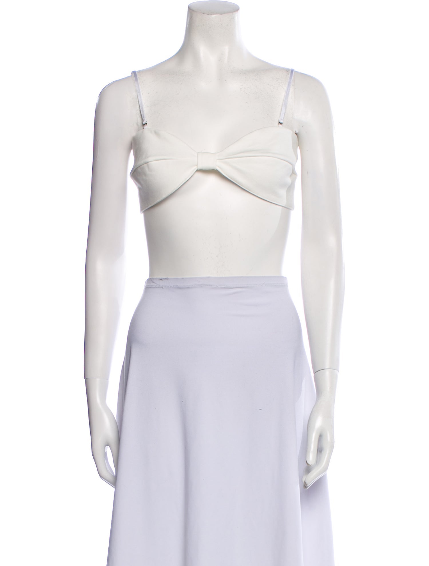 BUCI Square Neckline Sleeveless Crop Top