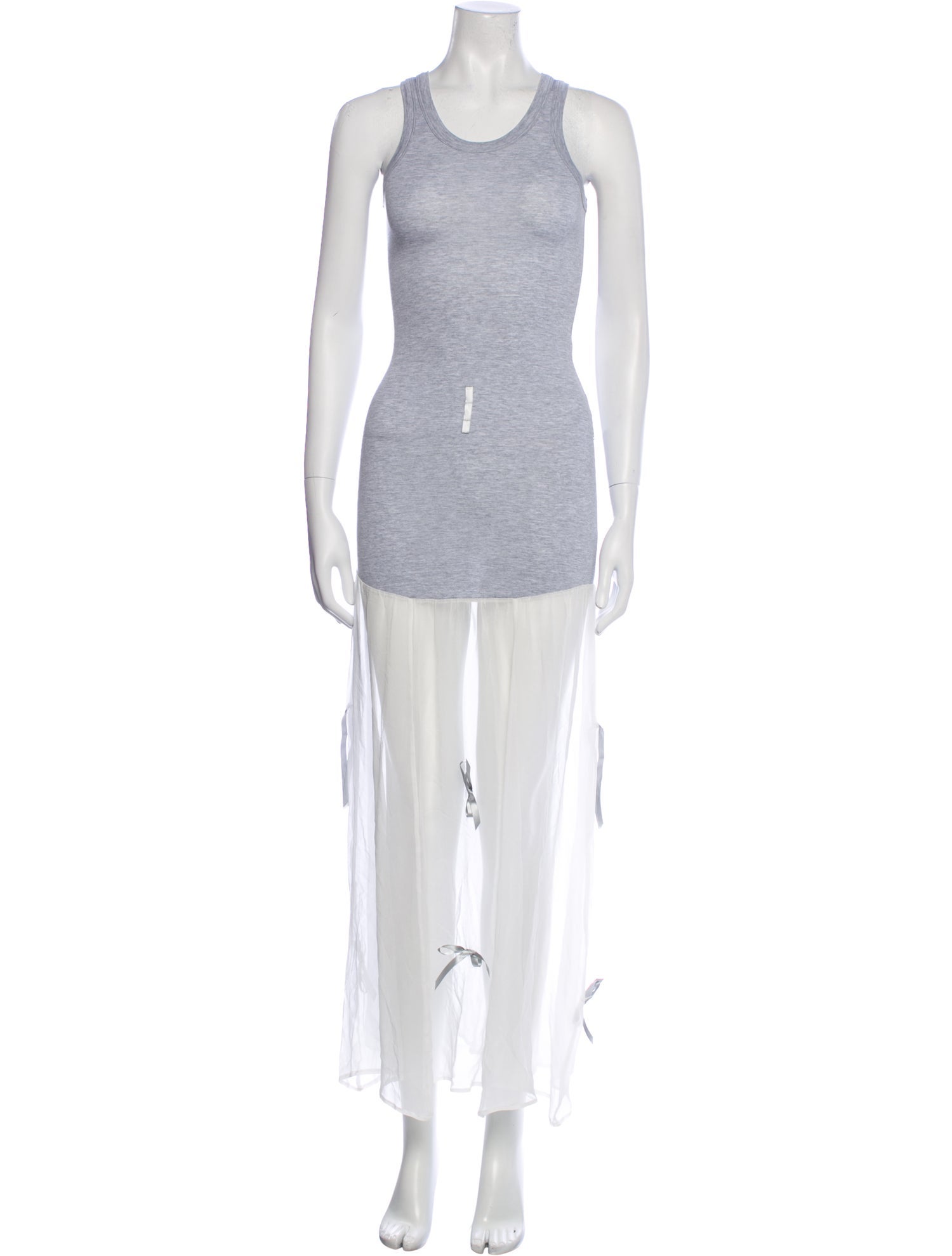 BUCI Scoop Neck Long Dress