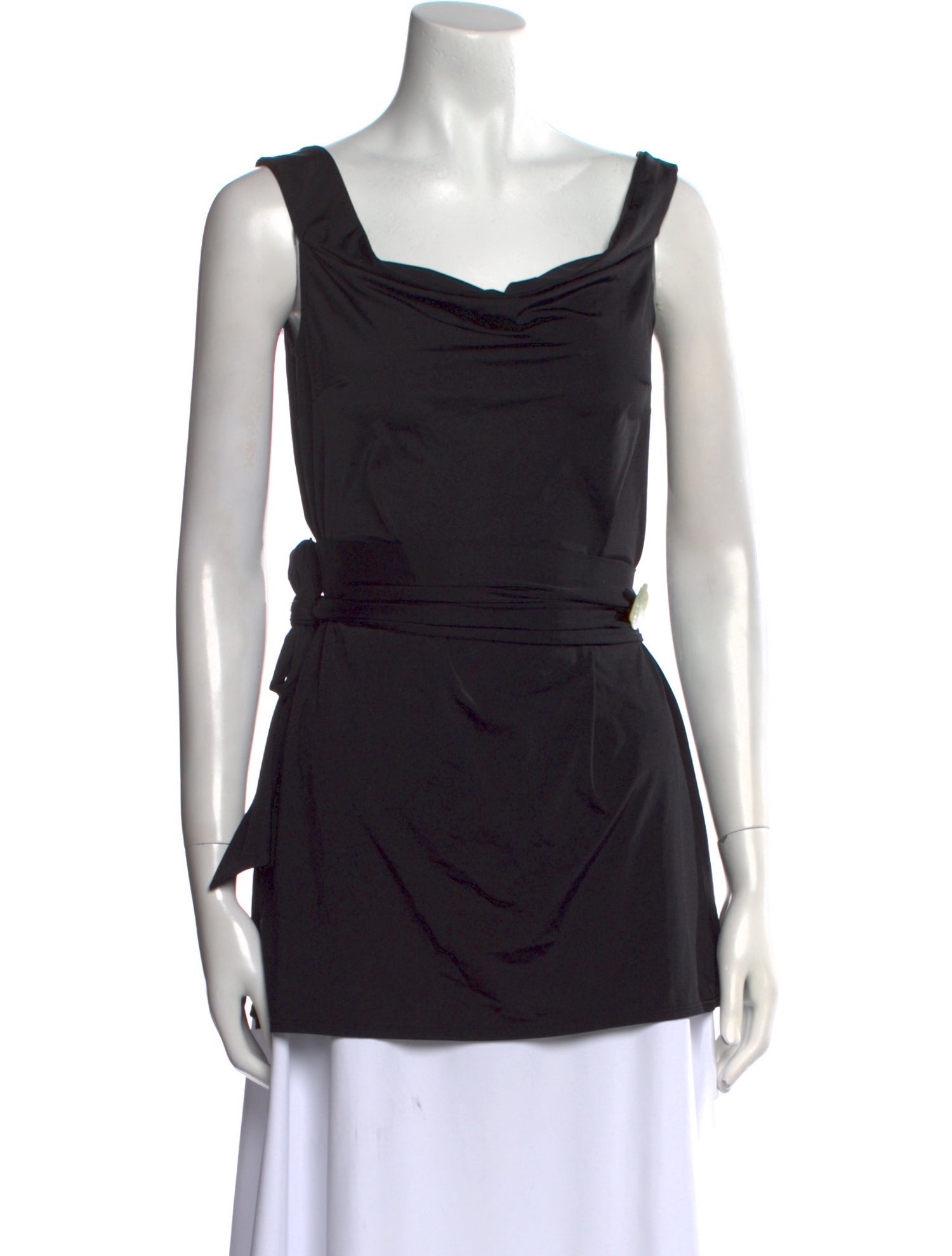 BUCI Cowl Neck Sleeveless Top