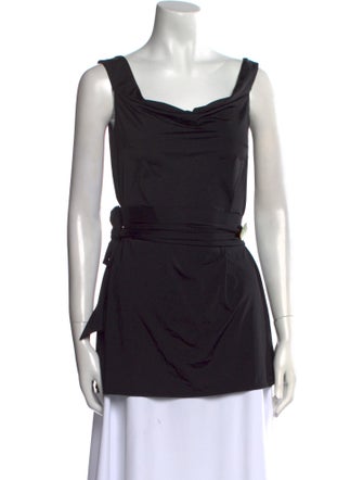 BUCI Cowl Neck Sleeveless Top