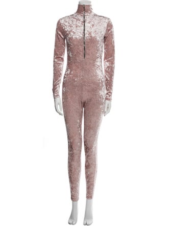 Bumpsuit Mock Neck Jumpsuit