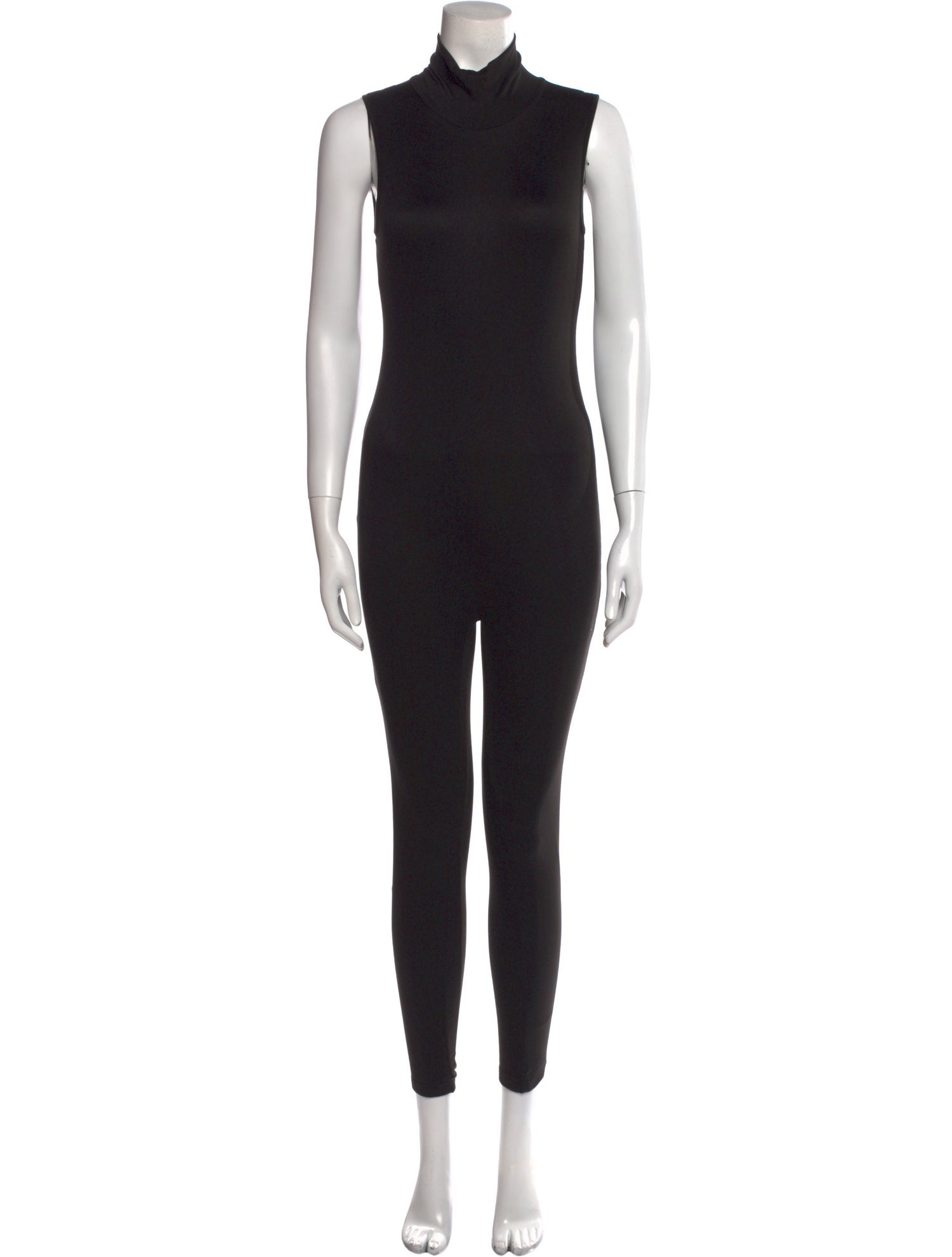 Bumpsuit Mock Neck Jumpsuit