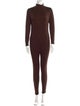 Bumpsuit Mock Neck Jumpsuit