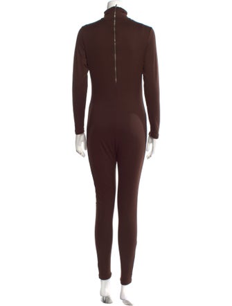 Bumpsuit Mock Neck Jumpsuit