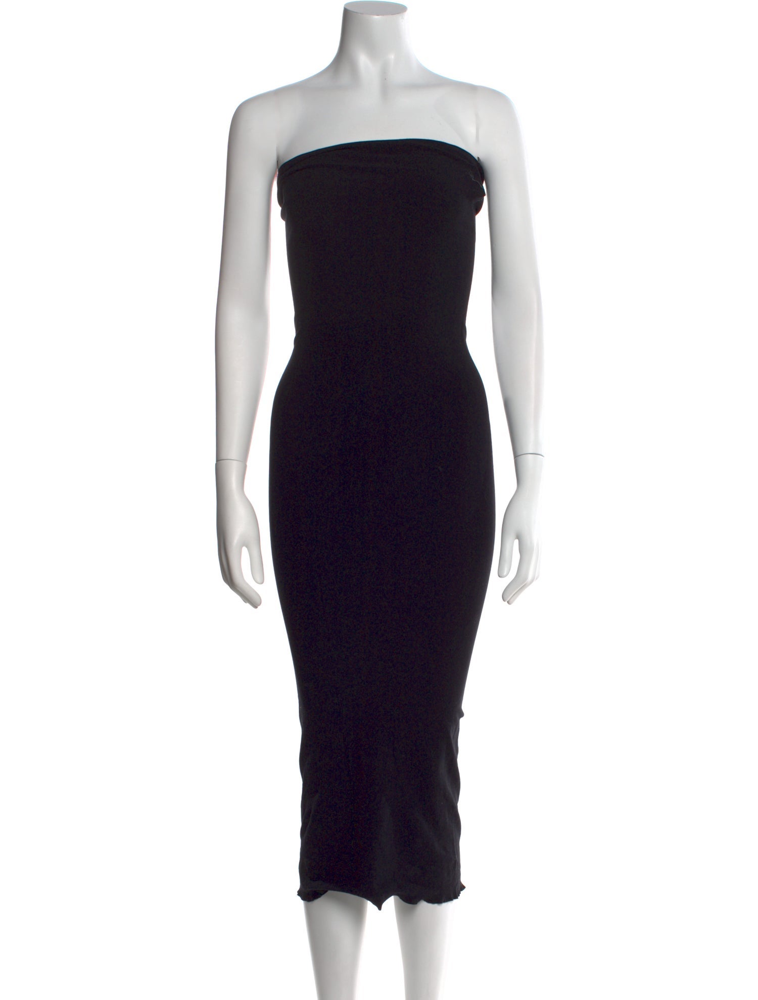 Bumpsuit Strapless Midi Length Dress