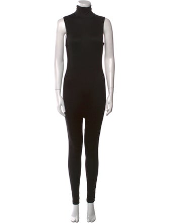 Bumpsuit Mock Neck Jumpsuit