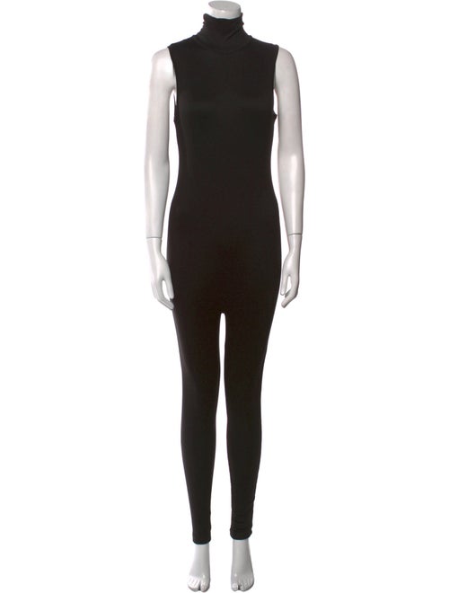 Bumpsuit Mock Neck Jumpsuit